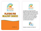 Physical Activity Playing Cards
