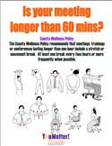 Stretch Break Flyer: Is your Meeting Longer than 60 Mins?