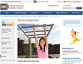 NIH Tips for Getting Active