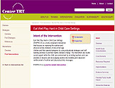 Eat Well Play Hard in Child Care Settings