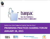BANPAC Update