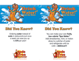 Water instead fo soda...