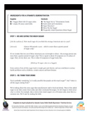english version :: be sugar savvy discussion guide