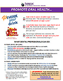 dental professioanls promote oral health