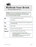 wic rethink your drink lesson plan group