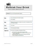 wic rethink your drink lesson plan individual