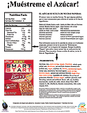 Spanish Version :: Be Sugar Savvy Show Me the Sugar!